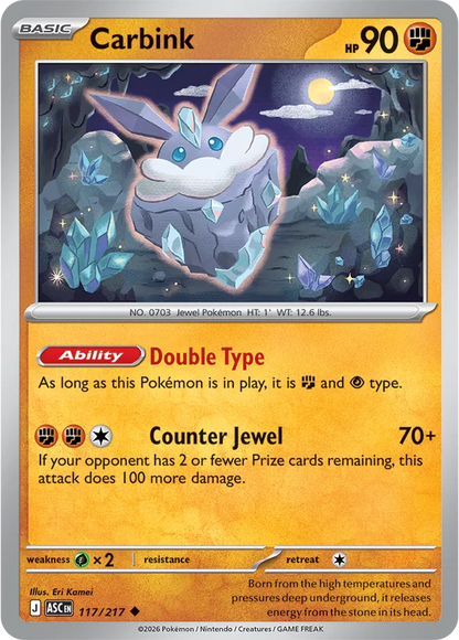 Carbink - Héroes Ascendentes - Magnet