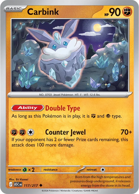 Carbink - Héroes Ascendentes - Magnet