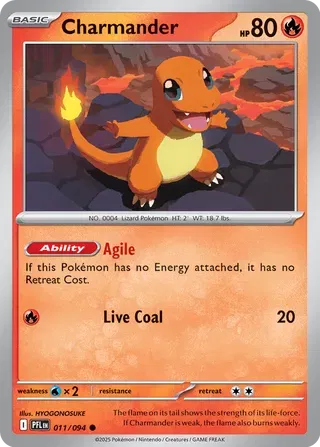 Charmander - Fuegos Fantasmales - Magnet