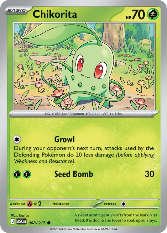 Chikorita - Héroes Ascendentes - Magnet