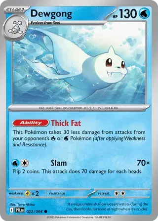 Dewgong - Fuegos Fantasmales - Magnet