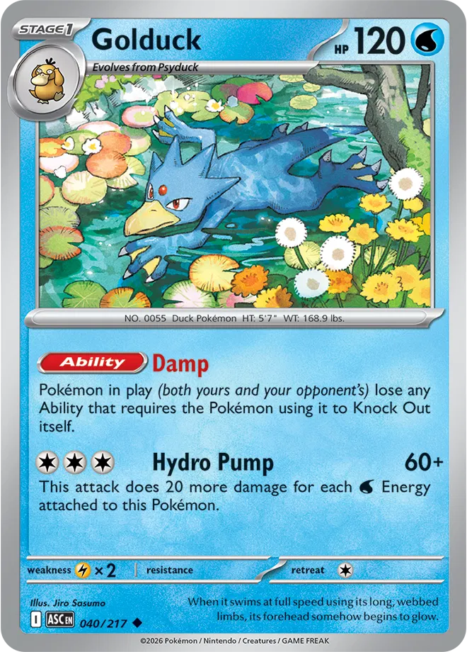 Golduck - Héroes Ascendentes - Magnet