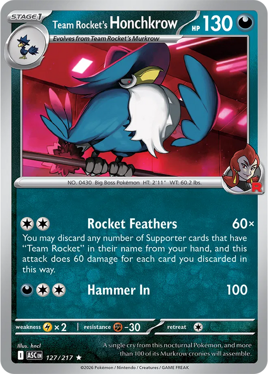 Honchkrow - Héroes Ascendentes - Magnet