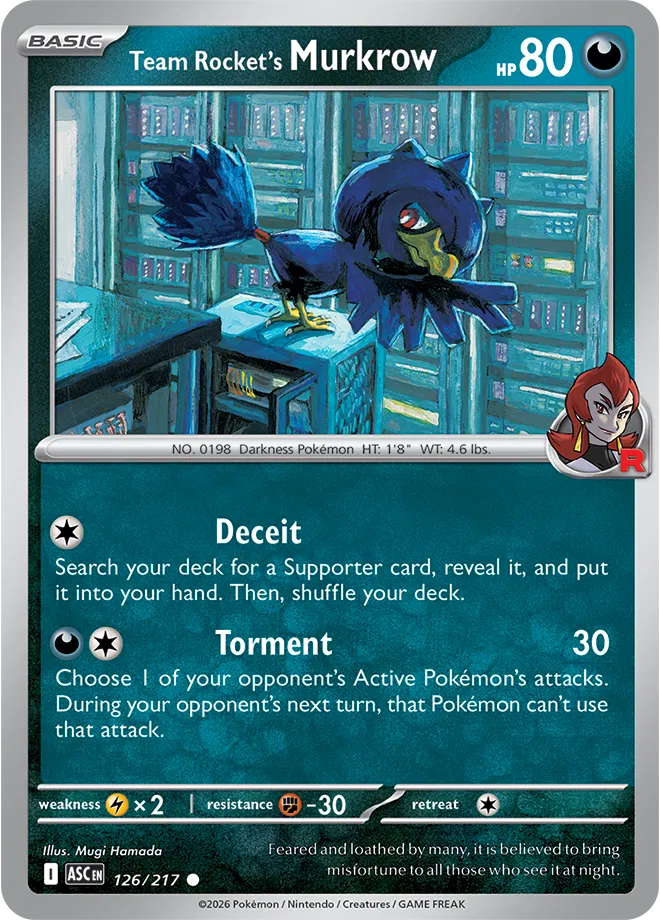 Murkrow - Héroes Ascendentes - Magnet