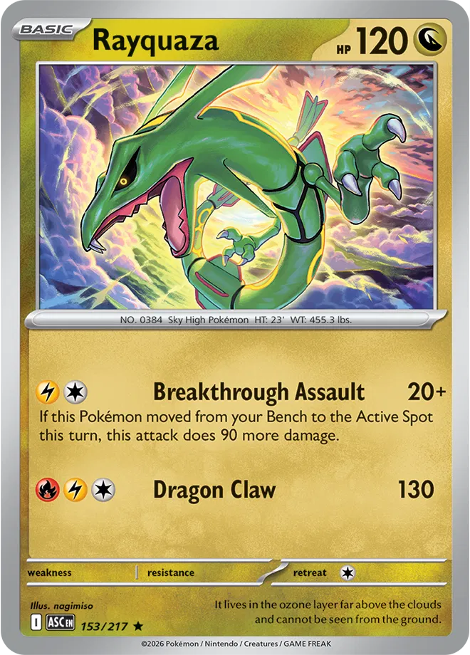Rayquaza - Héroes Ascendentes - Magnet