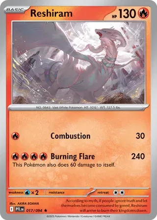 Reshiram - Fuegos Fantasmales - Magnet