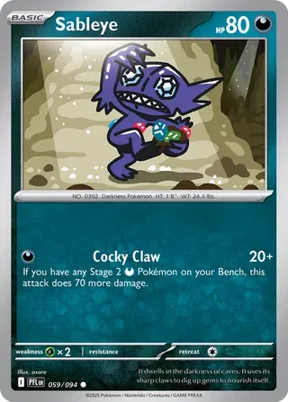Sableye - Fuegos Fantasmales - Magnet