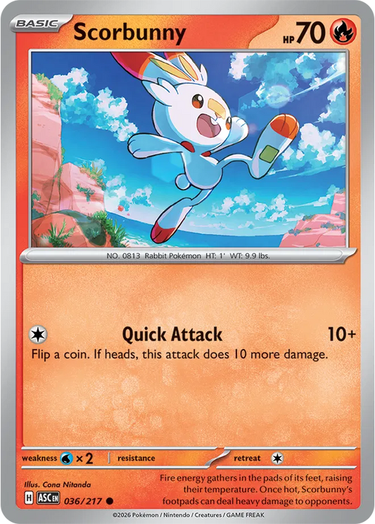 Scorbunny - Héroes Ascendentes - Magnet