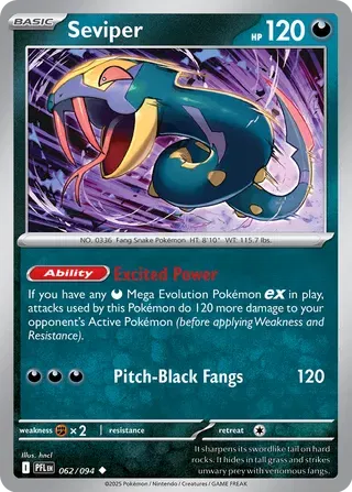 Seviper - Fuegos Fantasmales - Magnet