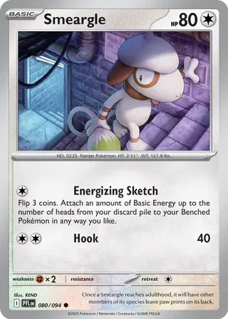 Smeargle - Fuegos Fantasmales - Magnet