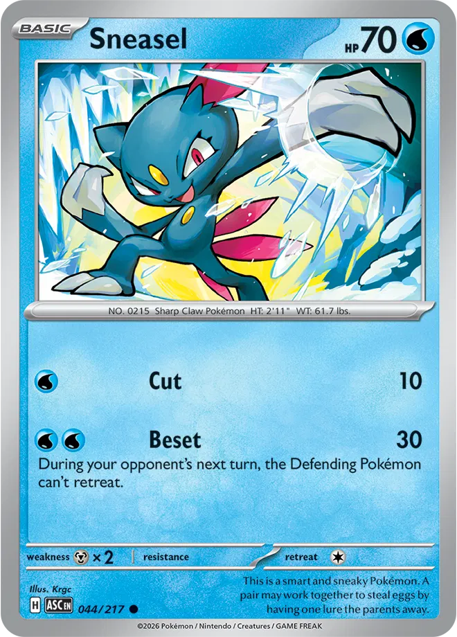 Sneasel - Héroes Ascendentes - Magnet