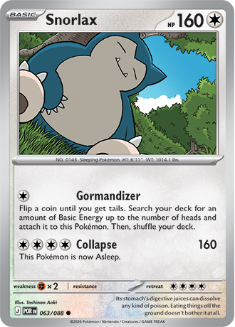 Snorlax - Equilibrio Perfecto - Magnet