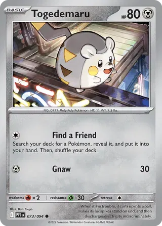Togedemaru - Fuegos Fantasmales - Magnet