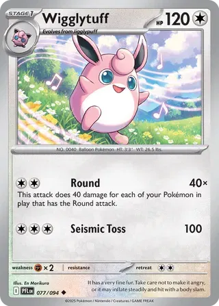 Wigglytuff - Fuegos Fantasmales - Magnet