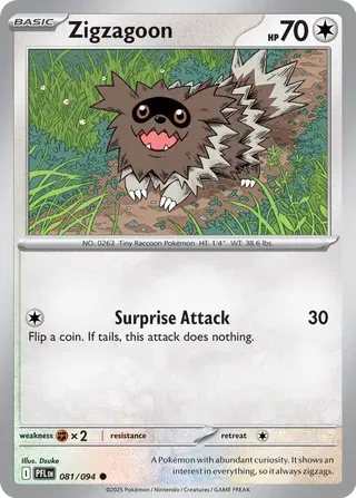 Zigzagoon - Fuegos Fantasmales - Magnet